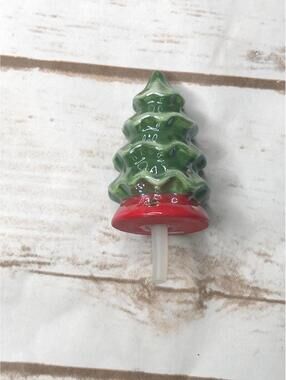 Nora Fleming Xmas Tree Mini, Hand Painted Figurine